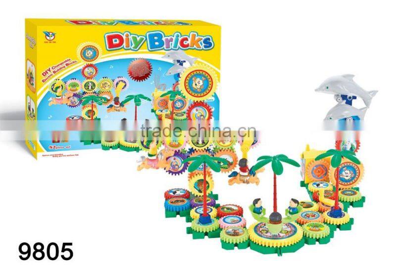 E-co building blocks Amusement Park toys for kids small blocks toy for kids