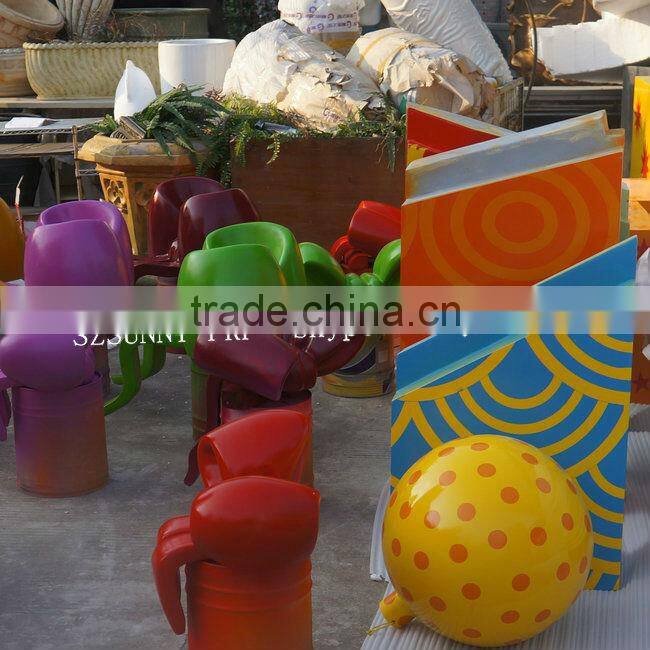 Outdoor gift-box decoration