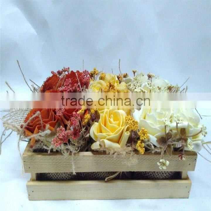 small fast selling items chiffon flower for home decoration