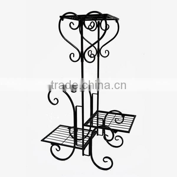 Detachable metal flower pot rack