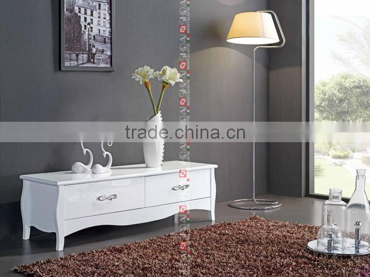 white tv stand, high gloss white wall tv stand cabinet, modern tv stand white lacquer tv stand E-152
