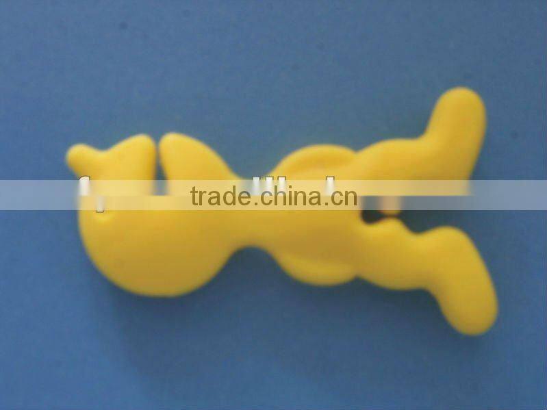 Fashionable silicone rubber cable winder
