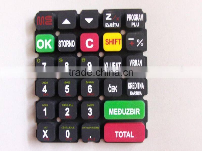 conductive silicone rubber keypad