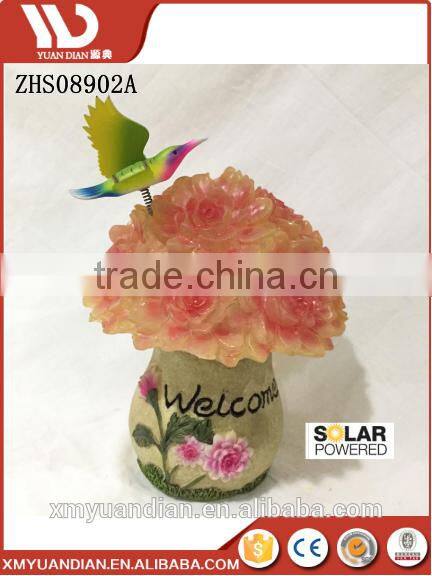 Bulk Products Solar Room Light New Garden Resin Solar Light Outdoor Wall