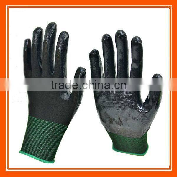 Nylon Knitted Garden Work Nitrile Coated Gloves ZMR778