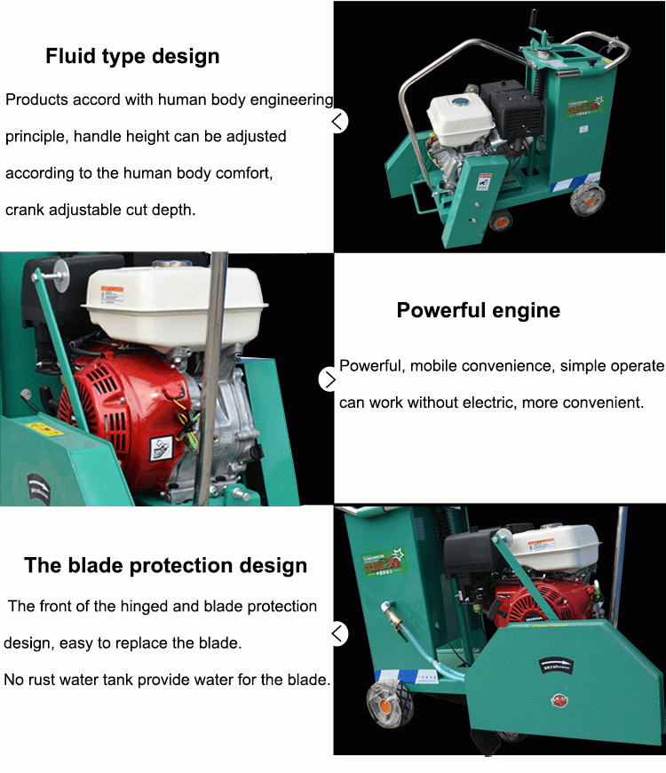 road concrete cutting machine