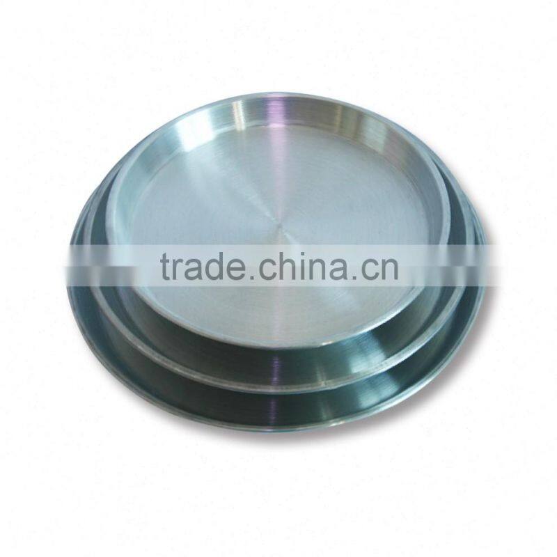 ALUMINIUM SANDING SHALLOW ROUND PLATE