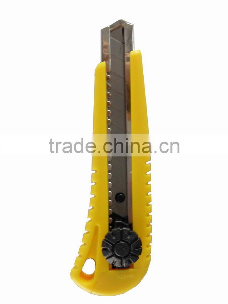 9/18mm width blade Utility Knife , sliding knife with plastic handle