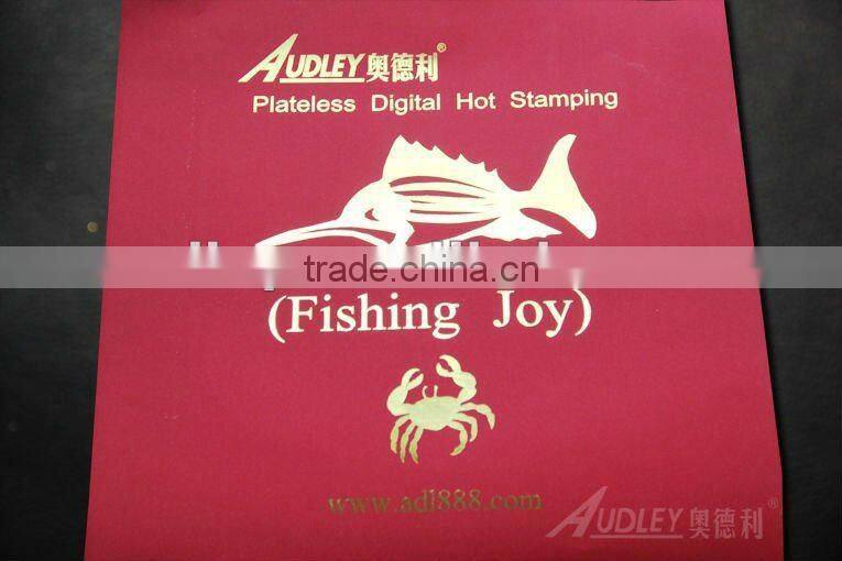 Auto foil stamping machine on the wedding card-ADL 3050A