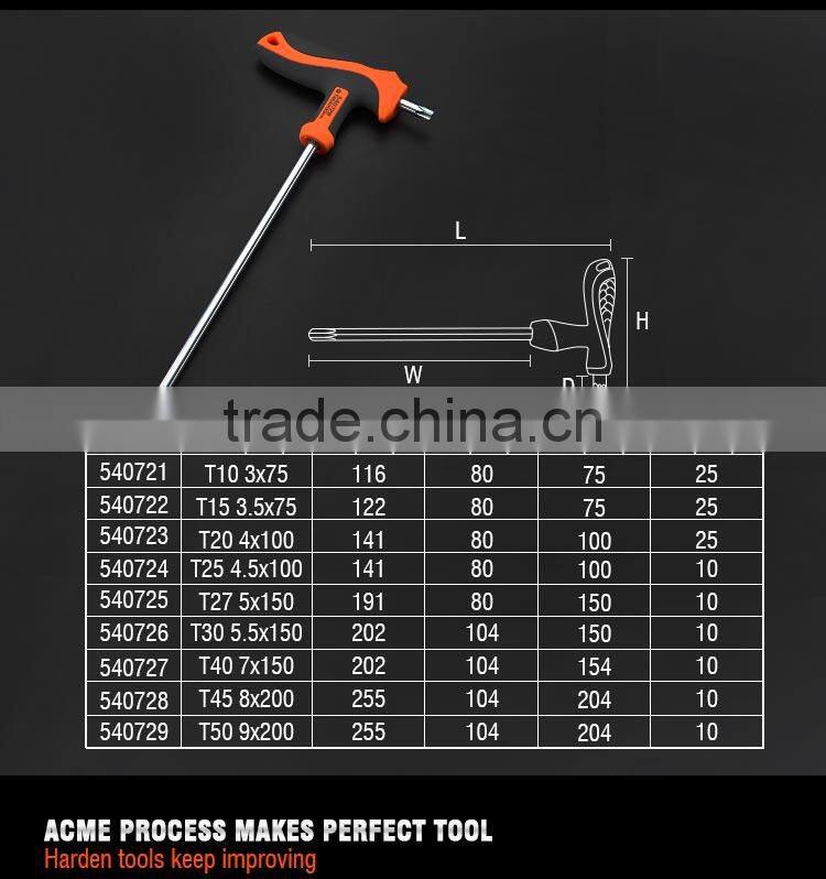 Professional Hand Tool Allen Torx Hex Key Wrench