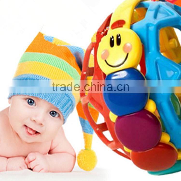 Early Educational Toy Ball Bendy Ball Plastic Baby Rattle
