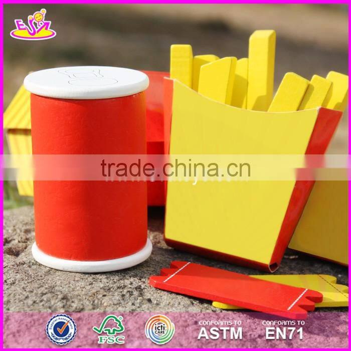 2017 New design toddlers pretend toys wooden play food W10B186
