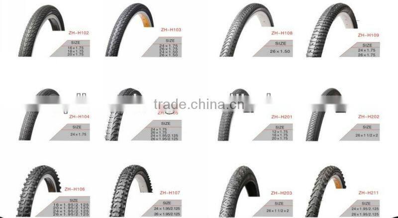 wear resisting natural rubber bicycle tyre 18*2.125