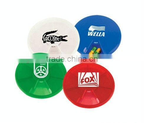 Healthy care Plastic 7 days Round pill box China Supplier