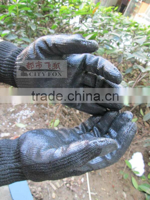 wholesale latex coated stainless steel wire knit work glove cheap latex gloves