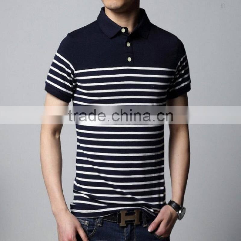 stripe high quality polo men tshirt ,casual men or women polo,couple polo t shirt for sporting