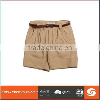 New Arrival Summer Baggy Khaki lady Casual Brand Loose Outdoor Sport Cotton Short Pants