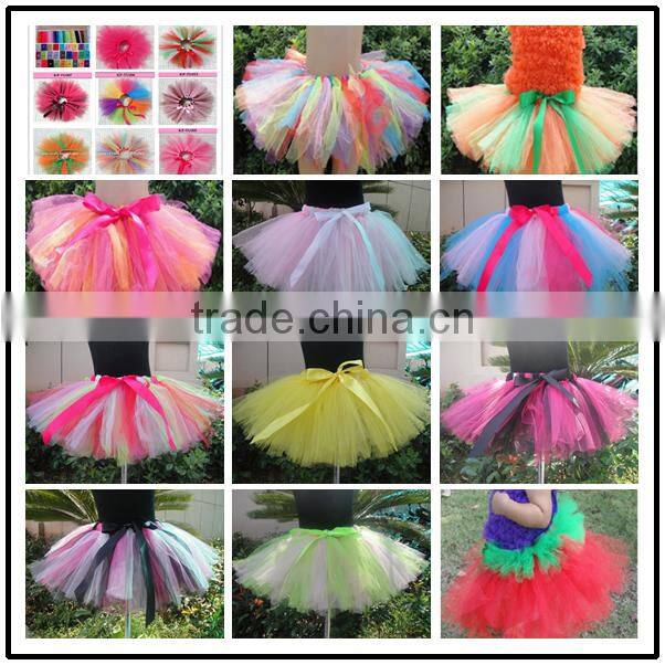 2017 Ballet Ribbon Tutu Skirt