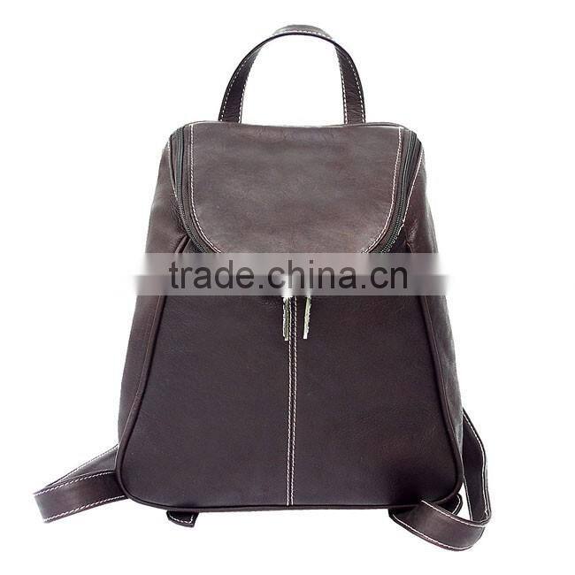 2015 Korean Style Fashion lady 2 Ways PU Leather School Backpack bag