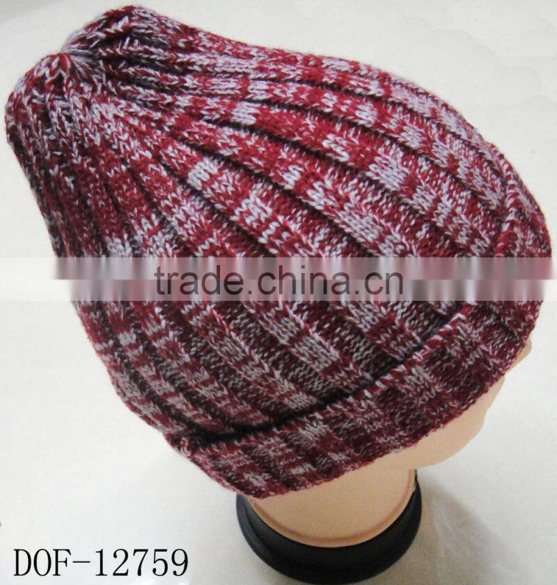 Fashion most popular crochet acrylic crochet beanie for winter