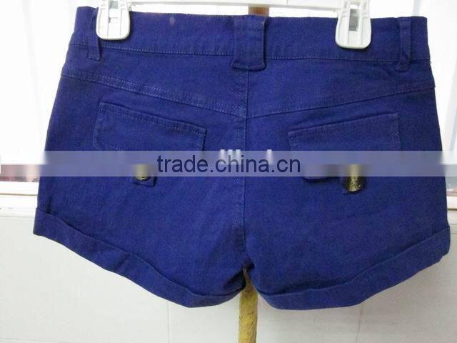 lady fashion boyfriend short denim pants