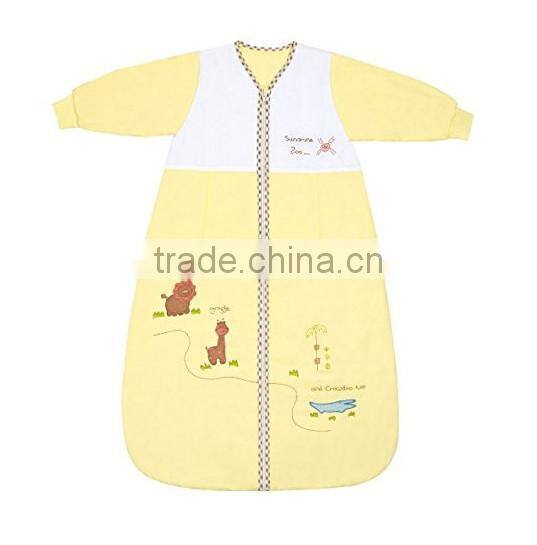 China alibaba applique wearable organic cotton sleeping bag sale