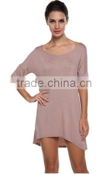 Tops For Women 2016 Fashion Cute & Comfy Loose Fit Short Sleeves Tunic tops