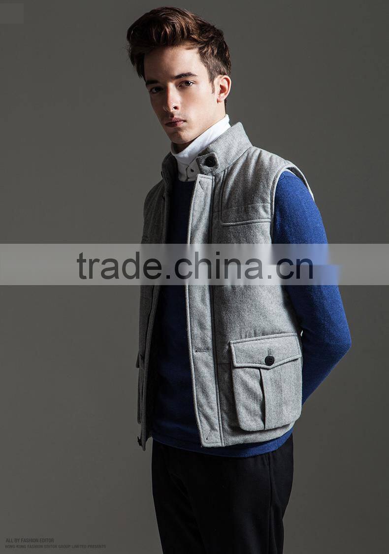 2015 Good After-Sales Spring OEM Men Cotton Vest