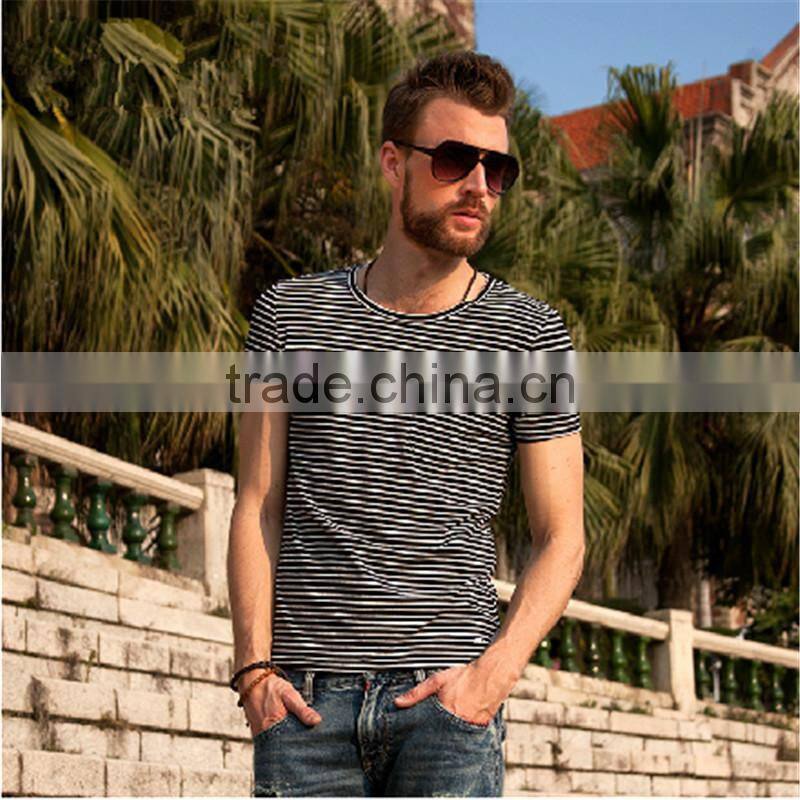 Cheap Designer Clothes Plain Cotton Scoop Neck T Shirt For Men With Competitive Price