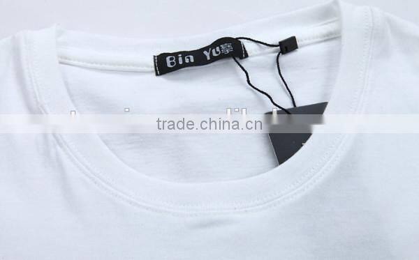 Top Quality Start Design Wholesale White 100% Cotton T Shirts For Men