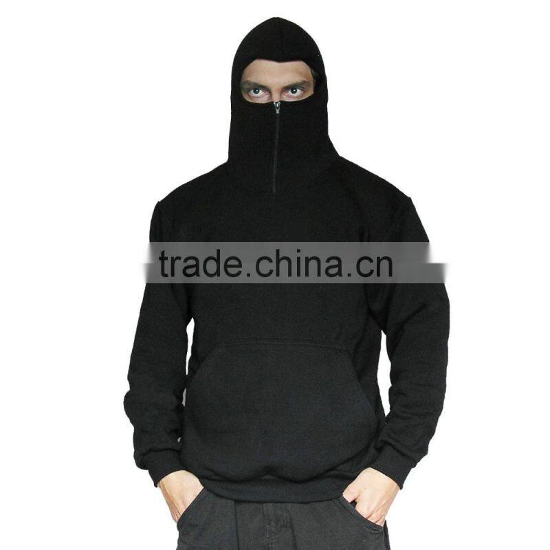 Custom mask hoodie blank hooded sweatshirts