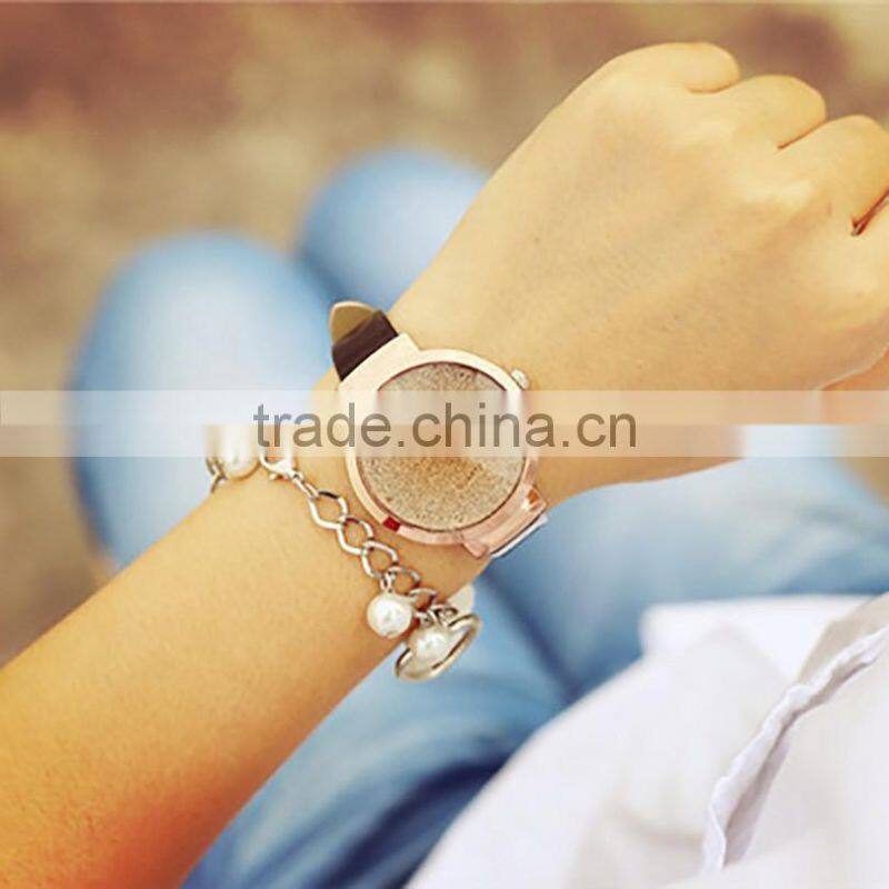 Alloy case wrist watch fashion women watch promotional quartz lady wrist watches