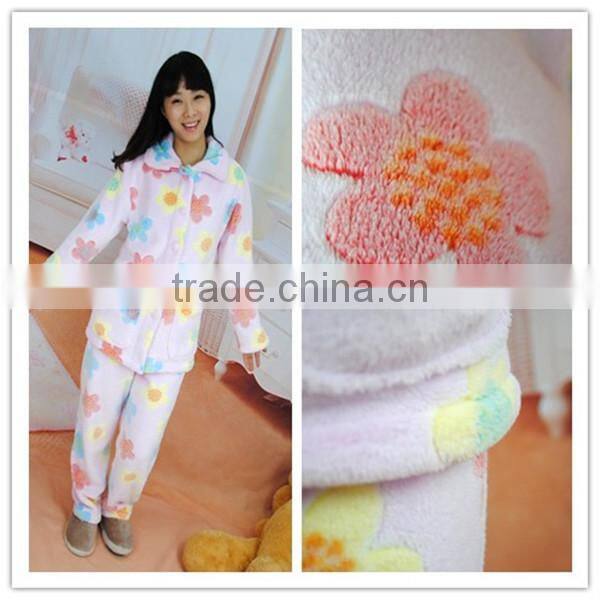 fashion casual women's winter pajamas set