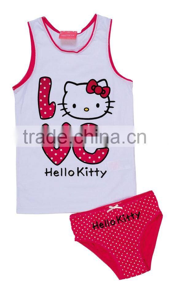 Girls underwear with cute cartoon for children