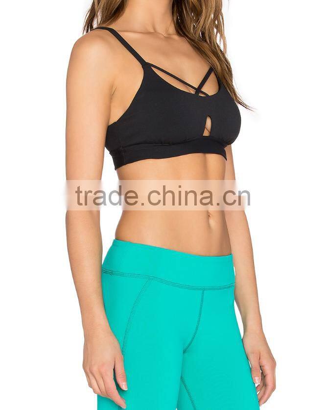 Sexy custom cotton yoga wear for women sport clothing set