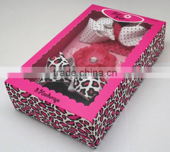 3pcs baby headband gift set, newborn baby 3pcs headband gift set