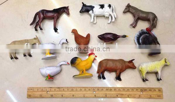 Farm Animal Figure Toy/PVC Farm Animal Models cartoon mini plastic toys