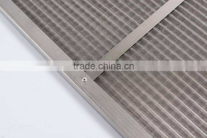 Washable aluminum mesh Pre-Filteation Metal Filter Bag