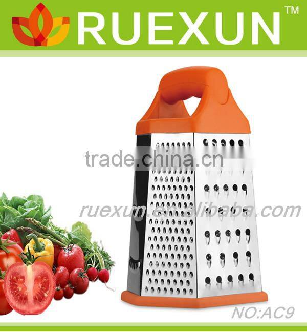 stainless steel 6 side vegetable grater, kitchen grater factory