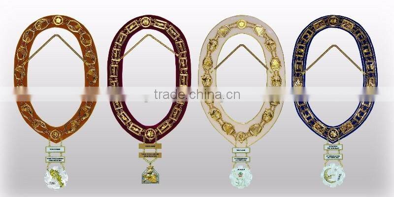 Masonic collars/masonic collar chain/masonic regalia collars