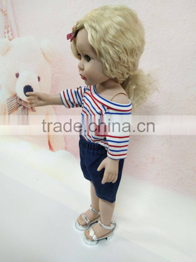 fashion full vinyl 18 inch doll with high quality