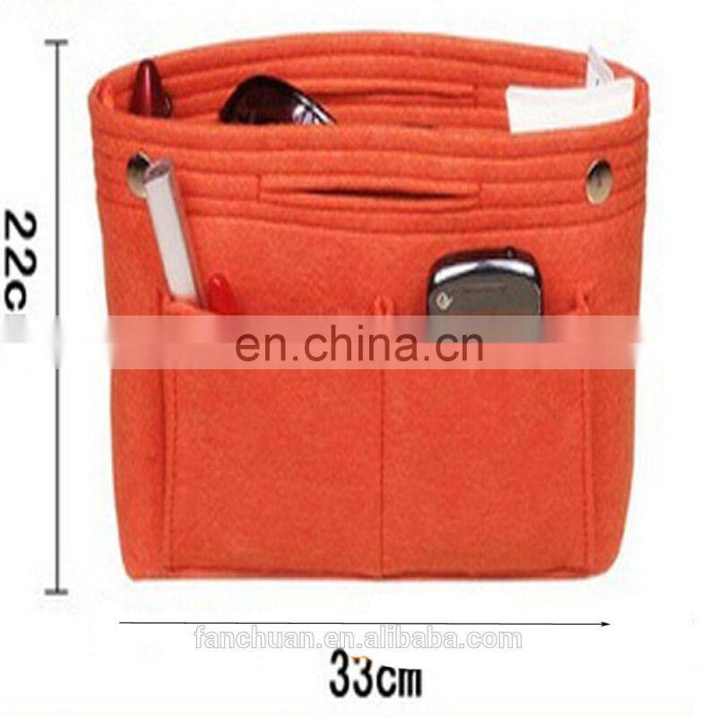 Multi-functional Plain Color Promotional Travel Insert Handbag