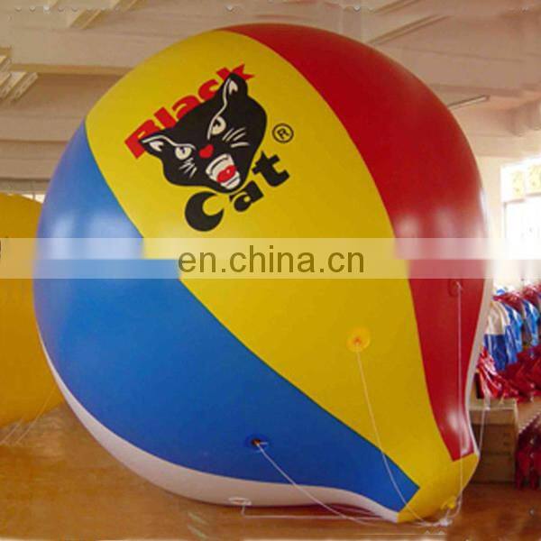 White large inflatable helium balloon with logo/advertising inflatable helium sphere balloon for attraction