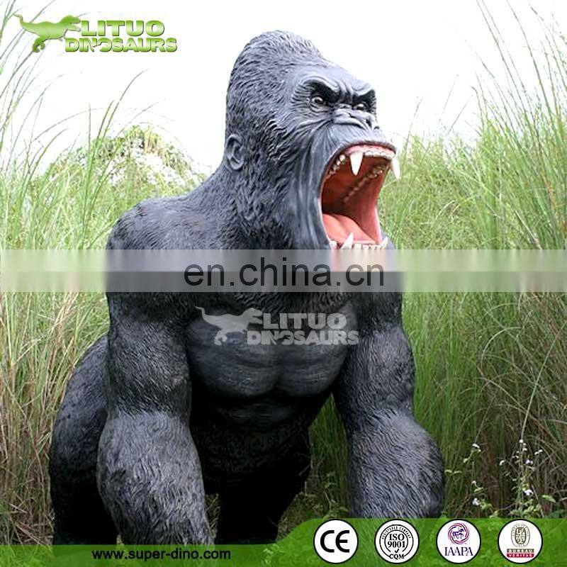 Amusement Park Large Statue Life-size Fiberglass Gorilla