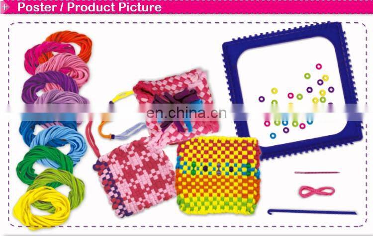 2017 hotsale high qualit Colorful Home DIY Weaving Knitting Loom For Kids