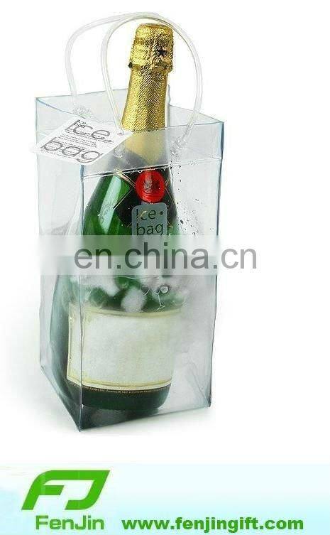 pvc wine cooler bag with handle