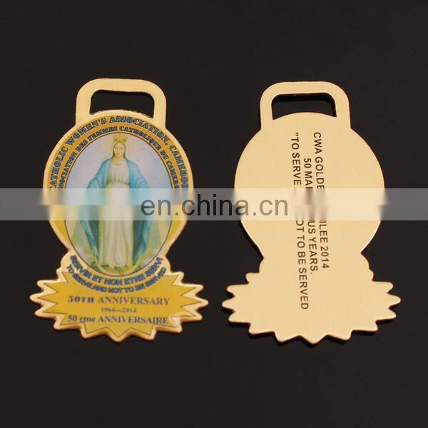 character souvenir keychain metal leather keychain