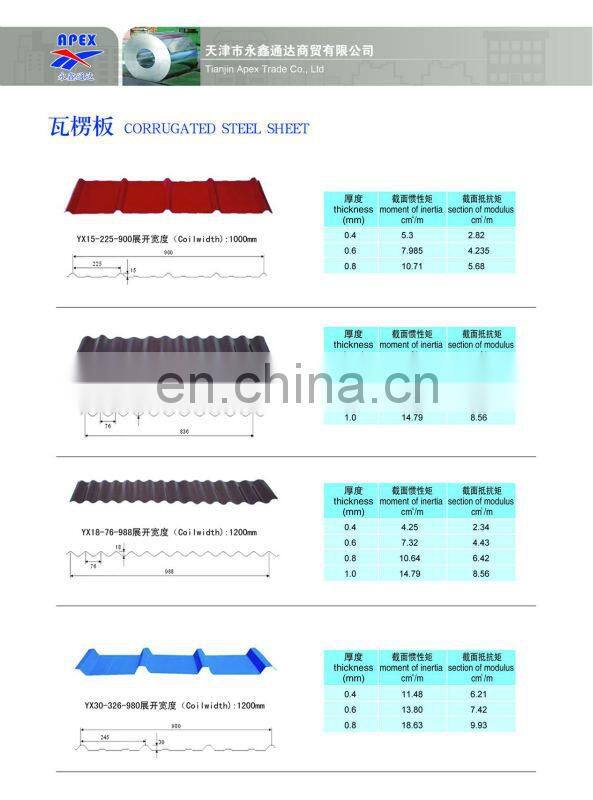 color galvanized roofing corrugated steel sheet metal galvanized corrugated sheet metal