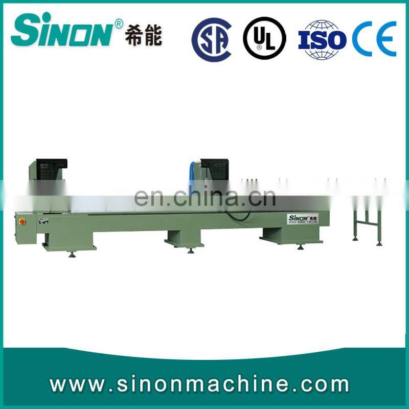 PVC Window Double Head Cutting Saw PVC Window Making Machine