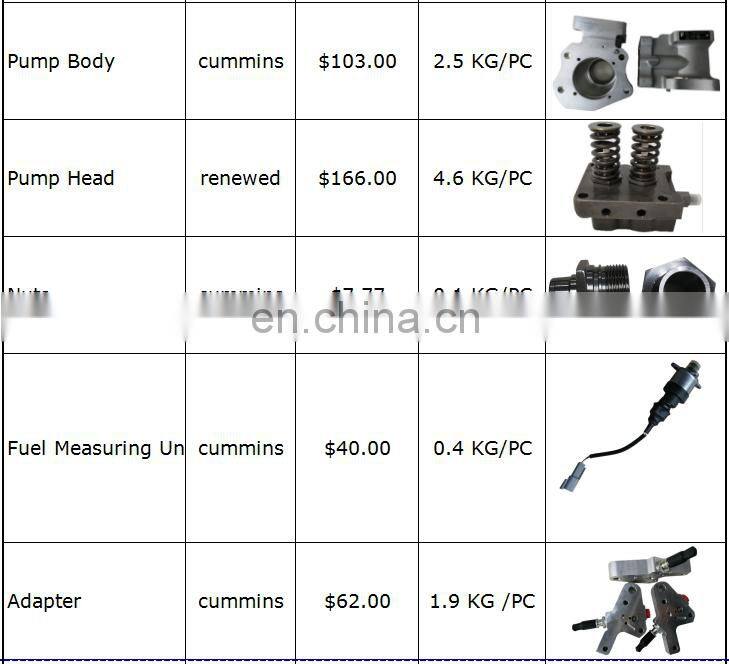 DCEC ISLE engine 3973228 fuel pump cap screw 3928873